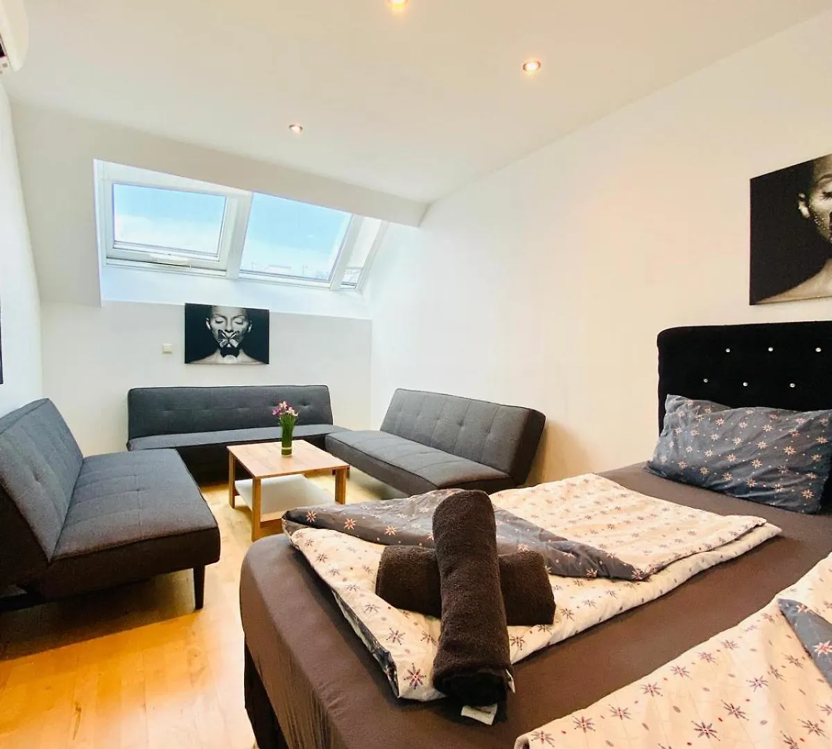 Comfy Central 4-Bedroom Shared Apartment With Two Levels Vienna Austria